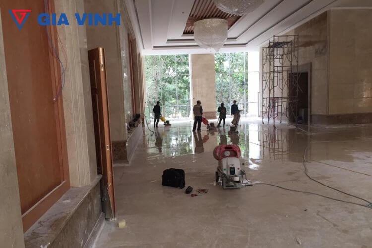 Dịch vụ thi công mài sàn bê tông tầng hầm chuyên nghiệp giá rẻ ha11