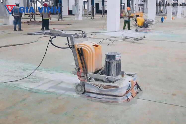 Dịch vụ thi công mài sàn bê tông tầng hầm chuyên nghiệp giá rẻ ha12