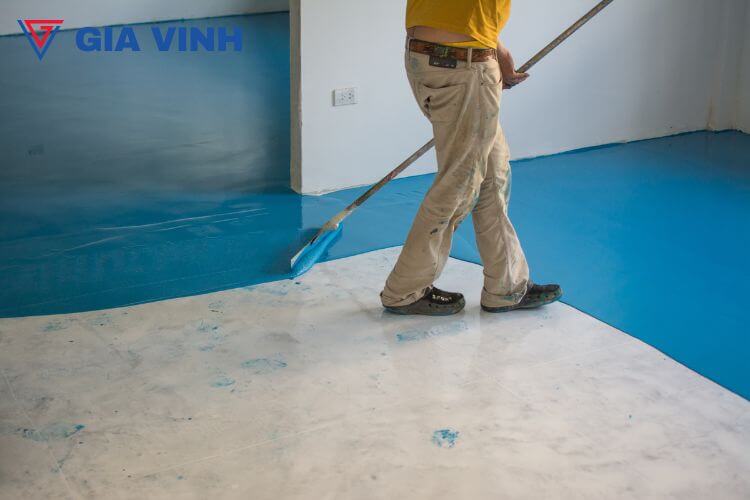 Dịch vụ thi công sơn sàn epoxy tự san phẳng giá rẻ ha12