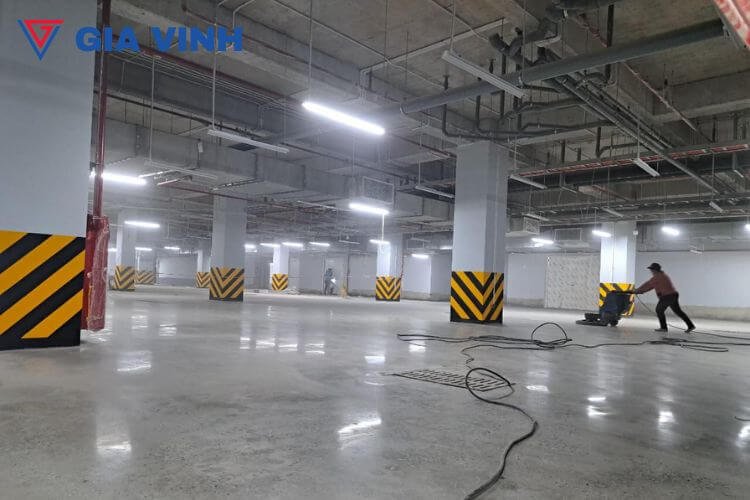 Thi công mài sàn bê tông lộ đá trang trí chuyên nghiệp, giá rẻ ha10