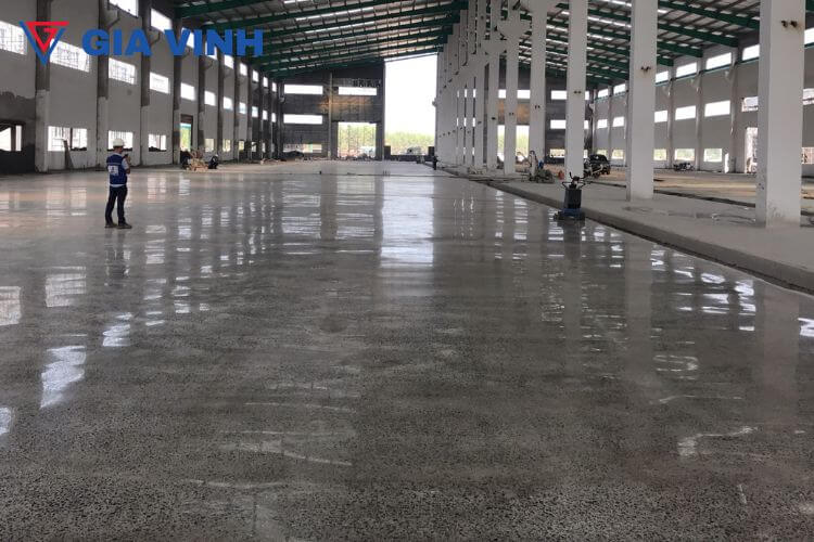 Thi công mài sàn bê tông lộ đá trang trí chuyên nghiệp, giá rẻ ha12