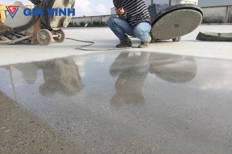 Thi công mài sàn bê tông lộ đá trang trí chuyên nghiệp, giá rẻ ha8