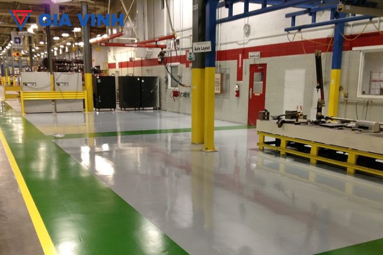 Thi công sơn epoxy chịu tải trọng uy tín, chuyên nghiệp, giá rẻ ha4