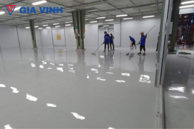 Thi công sơn epoxy chống tĩnh điện – an toàn thiết bị – chuẩn iso ha10