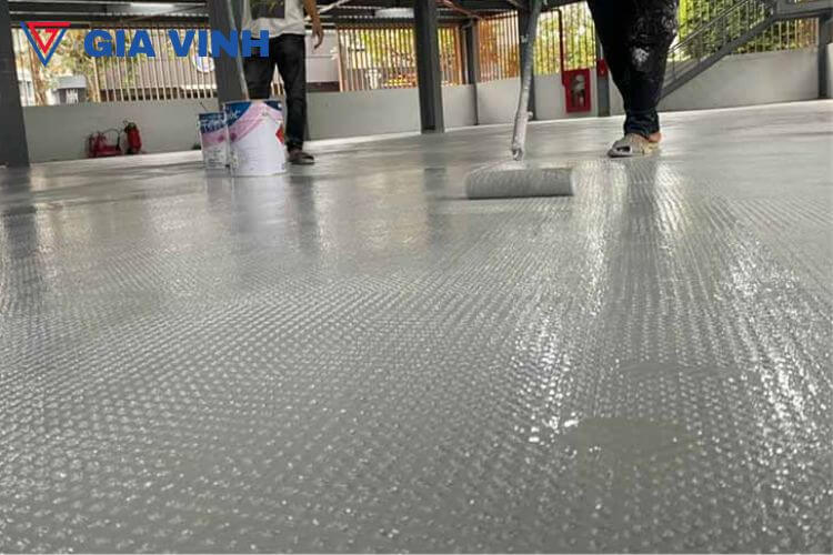 Thi công sơn epoxy chống trơn trượt uy tín, chuyên nghiệp, giá rẻ ha8