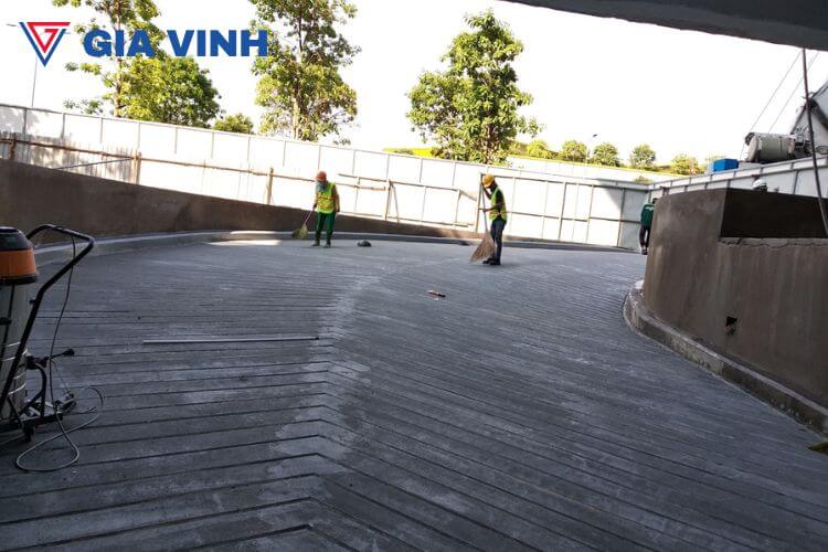 Thi công sơn epoxy chống trơn trượt uy tín, chuyên nghiệp, giá rẻ ha9