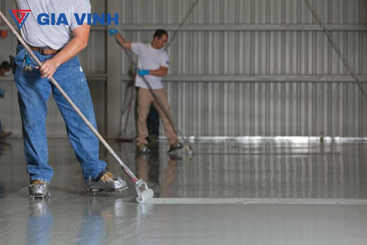 Dịch vụ thi công sơn sàn epoxy gốc nước chuyên nghiệp giá rẻ ha12