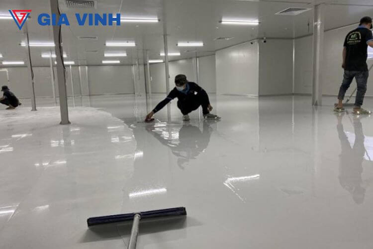 Thi công sơn epoxy kháng hóa chất an toàn, giá rẻ ha10