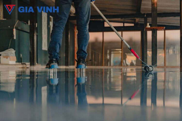 Thi công sơn epoxy kháng hóa chất an toàn, giá rẻ ha7