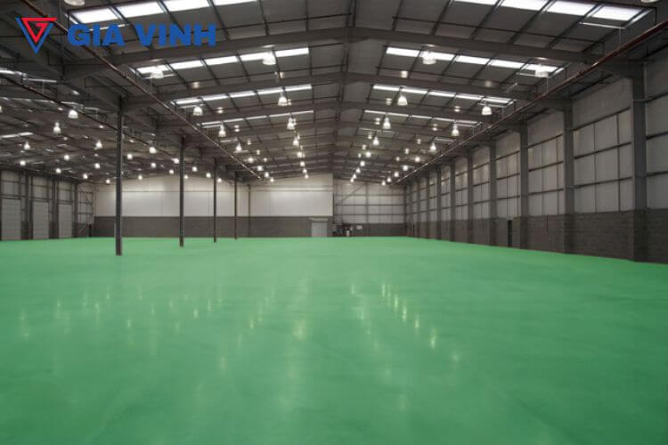 Dịch vụ thi công sơn sàn epoxy nhà xưởng chuyên nghiệp giá rẻ ha11