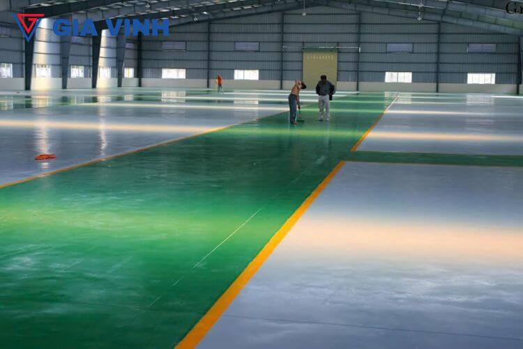Dịch vụ thi công sơn sàn epoxy nhà xưởng chuyên nghiệp giá rẻ ha12