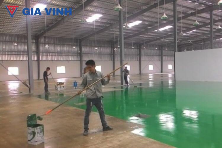 Dịch vụ thi công sơn sàn epoxy nhà xưởng chuyên nghiệp giá rẻ ha9