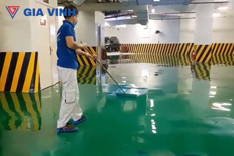 Thi công sơn epoxy tầng hầm chuyên nghiệp, bền đẹp, giá rẻ ha12