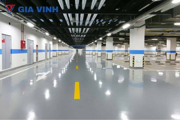 Thi công sơn epoxy tầng hầm chuyên nghiệp, bền đẹp, giá rẻ ha6
