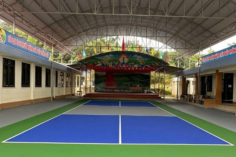Thi công sân Pickleball