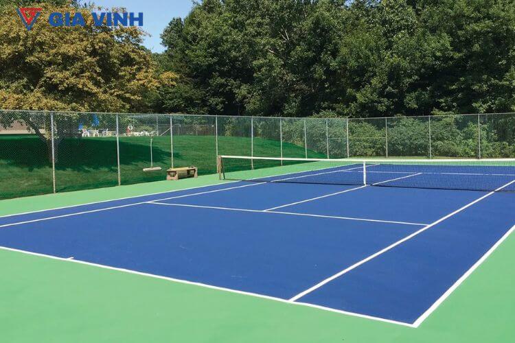 Thi công sân tennis đạt chuẩn ha1