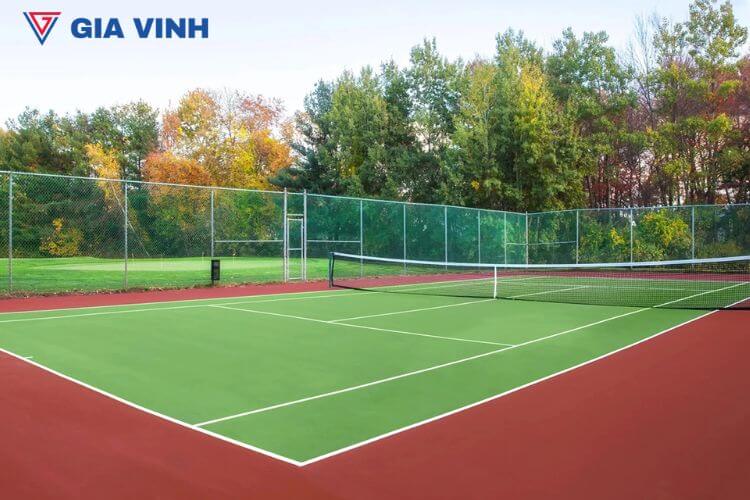 Thi công sân tennis đạt chuẩn ha9