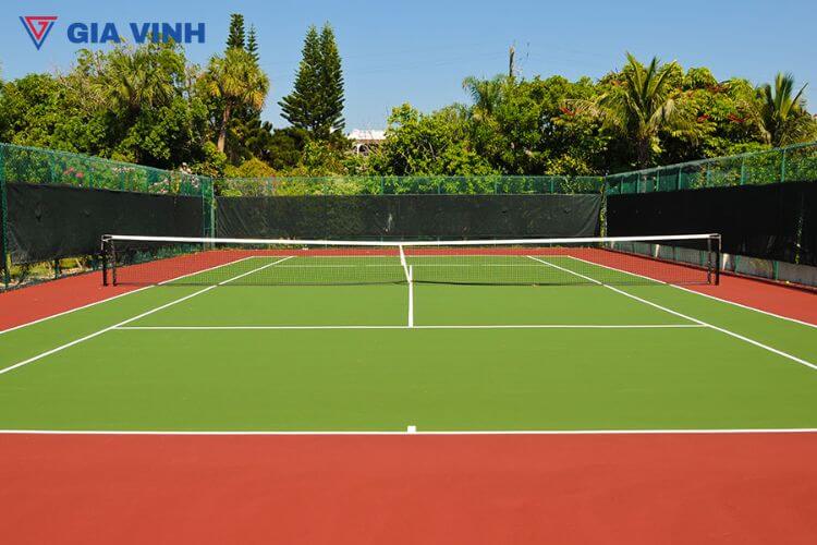 Thi công sân tennis